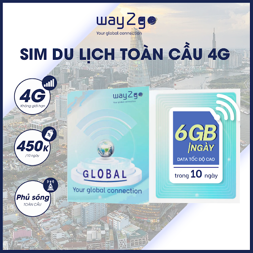 SIM Way2Go- Lựa chọn tối ưu khi du lịch Việt Nam