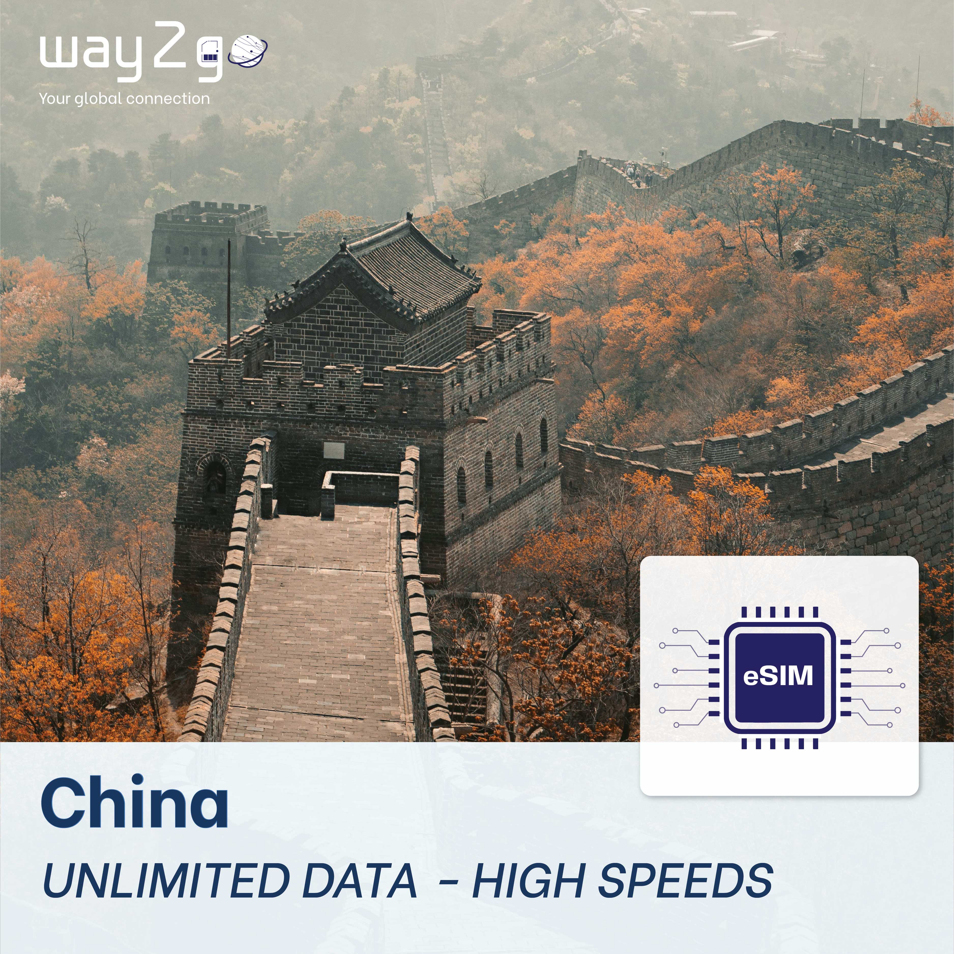 Buy the Best China SIM Cards for 2025 at Way2go