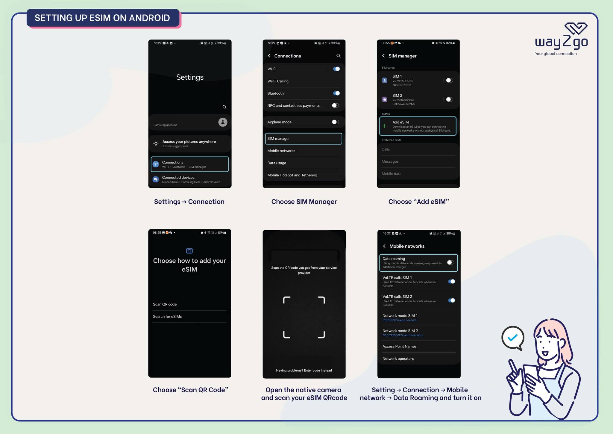 Activate Your eSIM USA For Android Devices