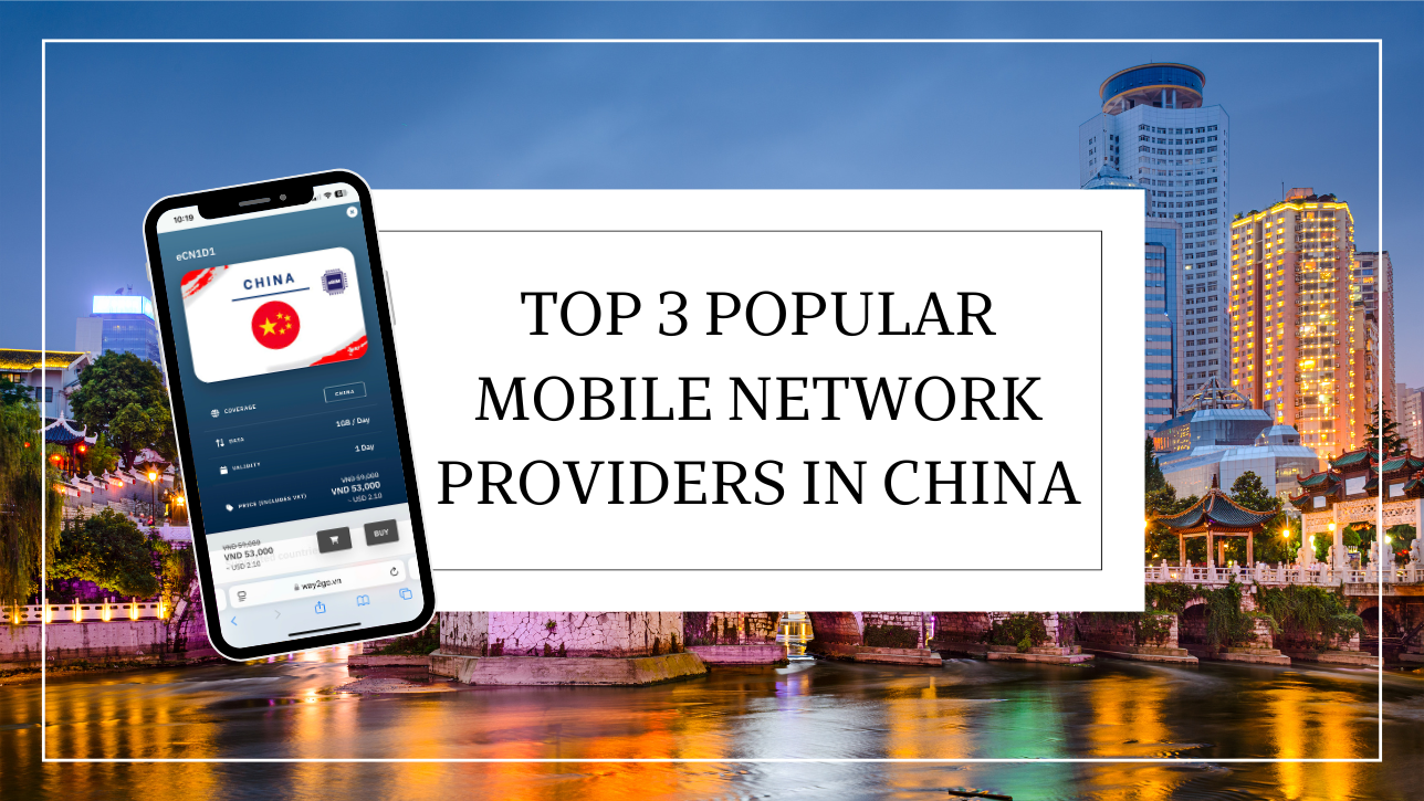 TOP 3 Popular mobile network providers in China